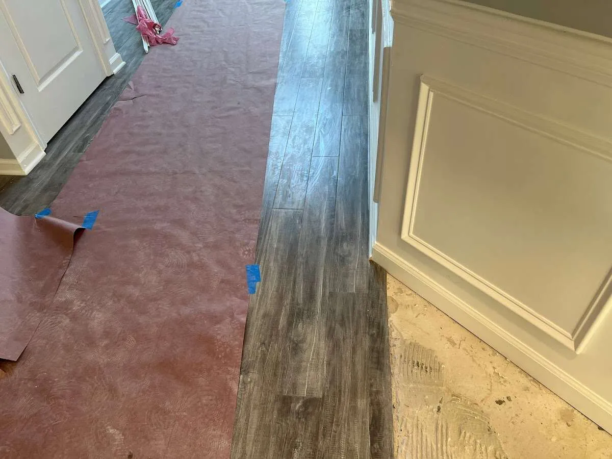 Completed marble shower restoration in Morrisville